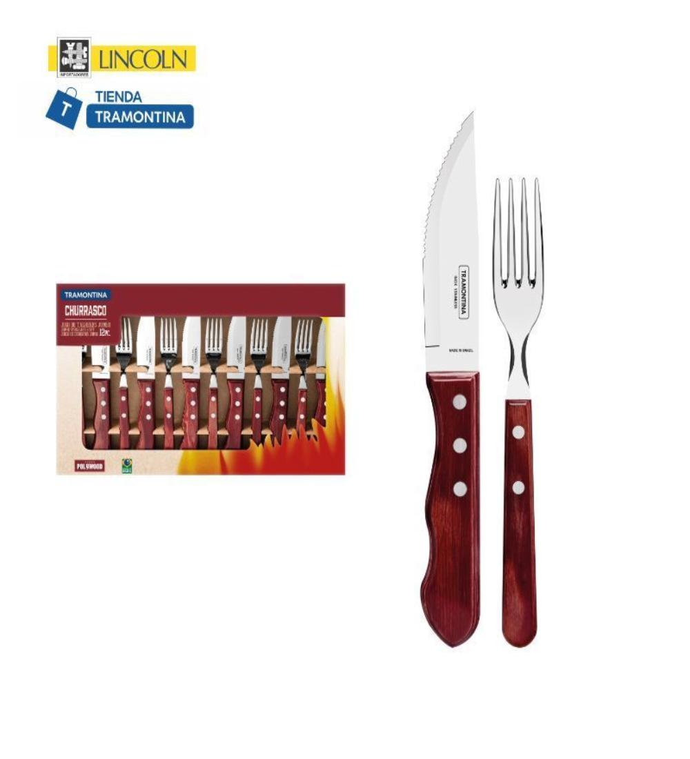 JUEGO POLYWOOD Tramontina 12 piezas 796